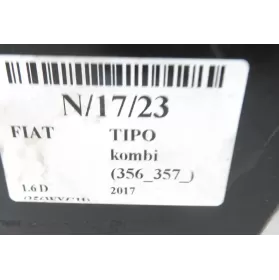 00520822100E фара передня Fiat Tipo 2017