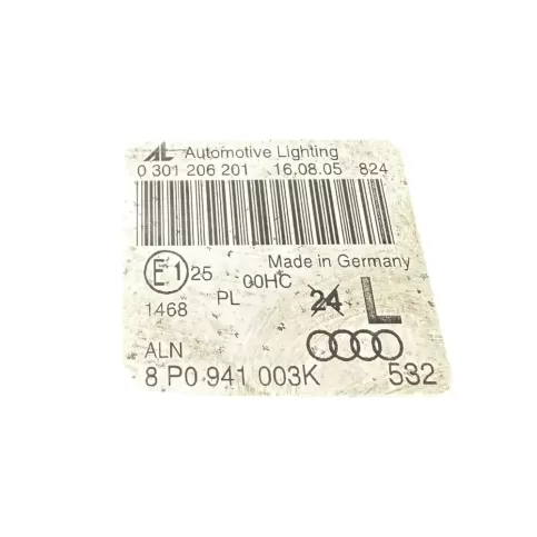 1305630397 фара передняя Audi A3 S3 8P 2005