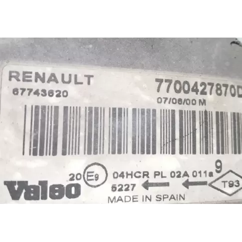 7700427870D фара передня Renault Megane I 1999