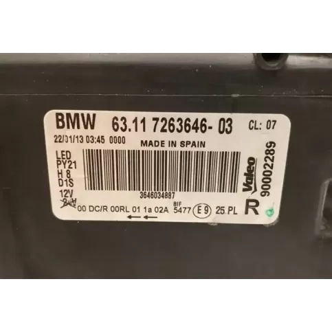 90002289 фара передня BMW 1 E81 E87 2013