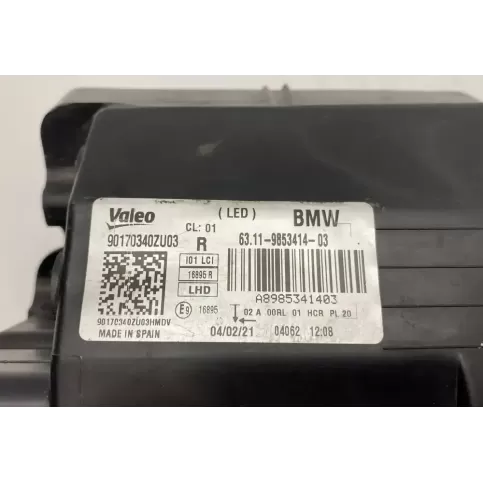 90170340ZU03 фара передняя BMW i3 2021