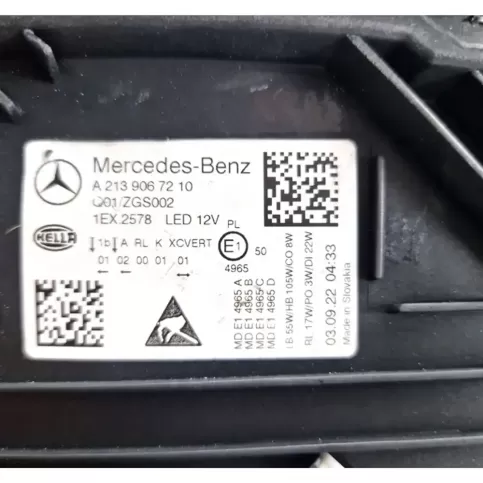 A2139067210 фара передня Mercedes-Benz E W213 2016