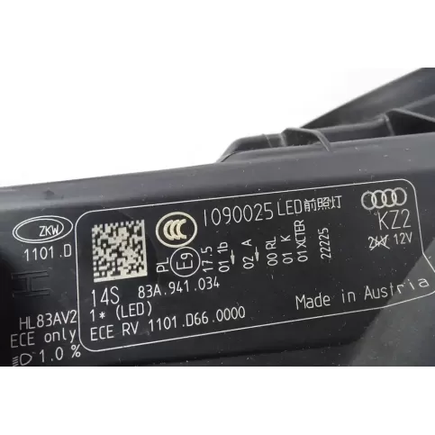 11010660000 фара передняя Audi RS Q3 2020