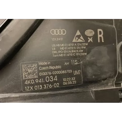 0133760200085703 фара передня Audi A6 S6 C8 4K 2021