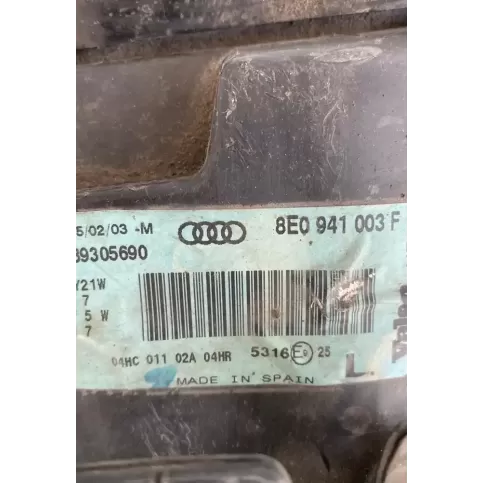 29395690 фара передняя Audi A4 S4 B6 8E 8H 2003