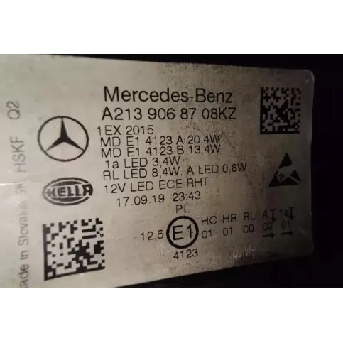 A2139068708 фара передня Mercedes-Benz E W213 2019