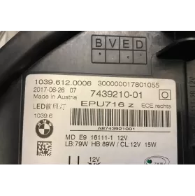 10396120006 фара передня BMW 5 G30 G31 2017