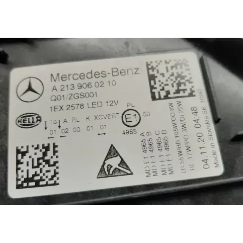 2139060210 фара передня Mercedes-Benz E AMG W213 1900