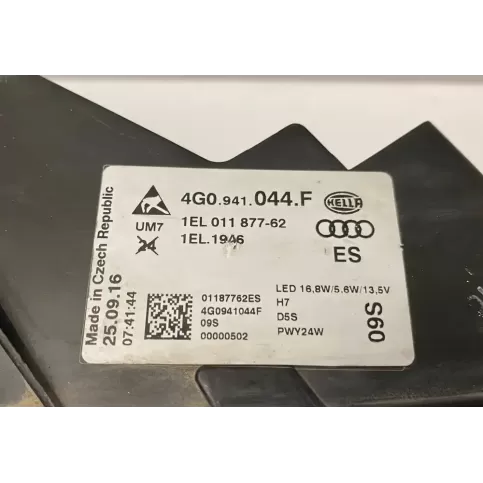 4G0941044F фара передняя Audi A6 S6 C7 4G 2016