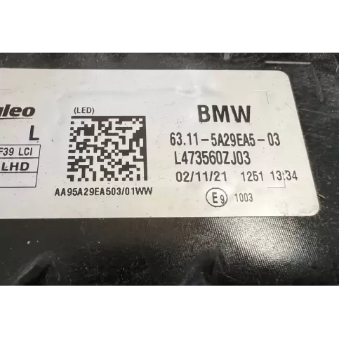 63115A29EA503 фара передняя BMW X2 F39 2021