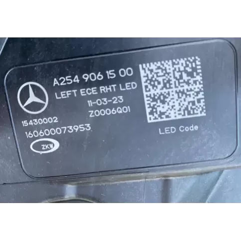 Z0006Q01 фара передня Mercedes-Benz GLC X254 2023