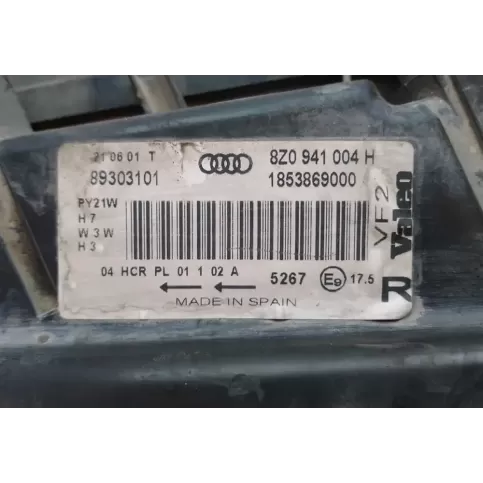 8Z0941004H фара передня Audi A2 2000