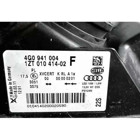 4G0941004F фара передняя Audi A6 C7 2011