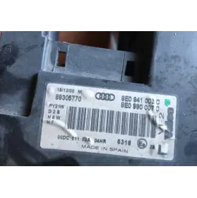 89305770 фара передняя Audi A4 S4 B6 8E 8H 2002