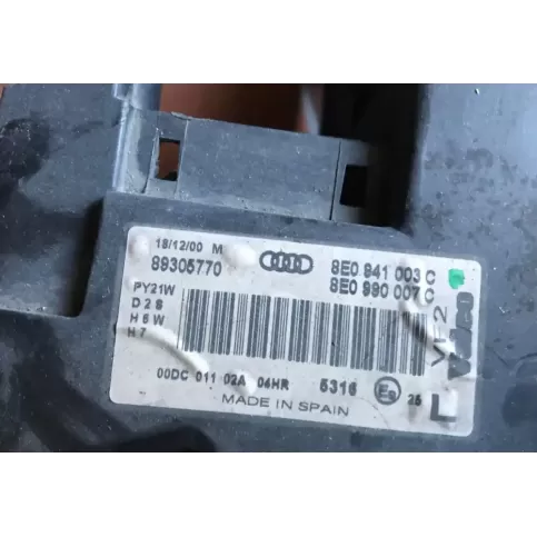 89305770 фара передняя Audi A4 S4 B6 8E 8H 2002