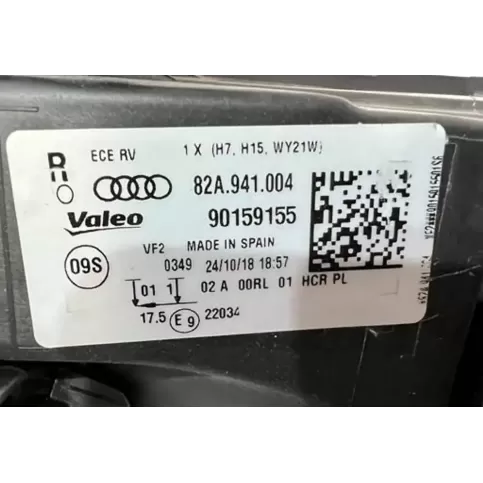 90159155 фара передня Audi A1 2018