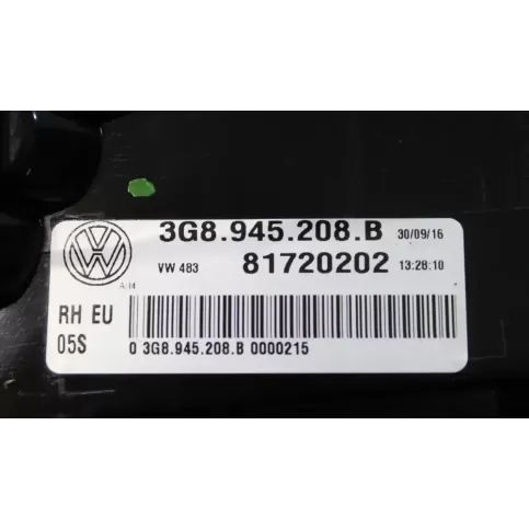 3G8945208B фара задня Volkswagen Arteon 2018