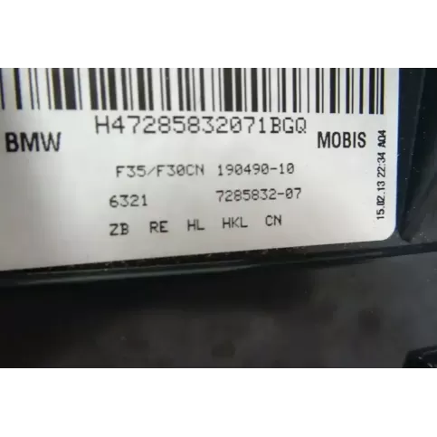 7285832 фара задня BMW 3 F30 F35 F31 2014