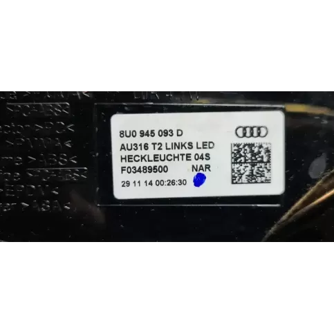 F03489500 фара задня Audi Q3 8U 2015