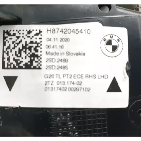 H8742045410 фара задня BMW 3 G20 G21 2018