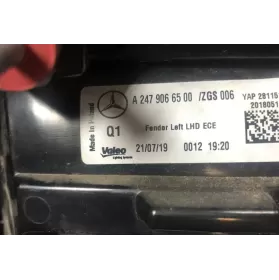 2479066500 фара задняя Mercedes-Benz B W247 2018