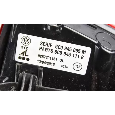 6C0945095M фара задняя Volkswagen Polo V 6R 2016